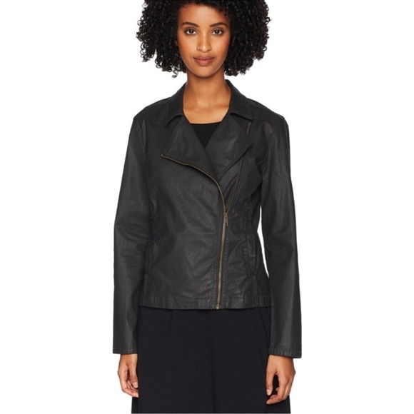 Eileen Fisher Waxed Organic Cotton motto Jacket Small NWOT - Picture 1 of 8